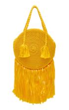 Fiona Ferrer Leoni Mini Circle Fringe Top Handle