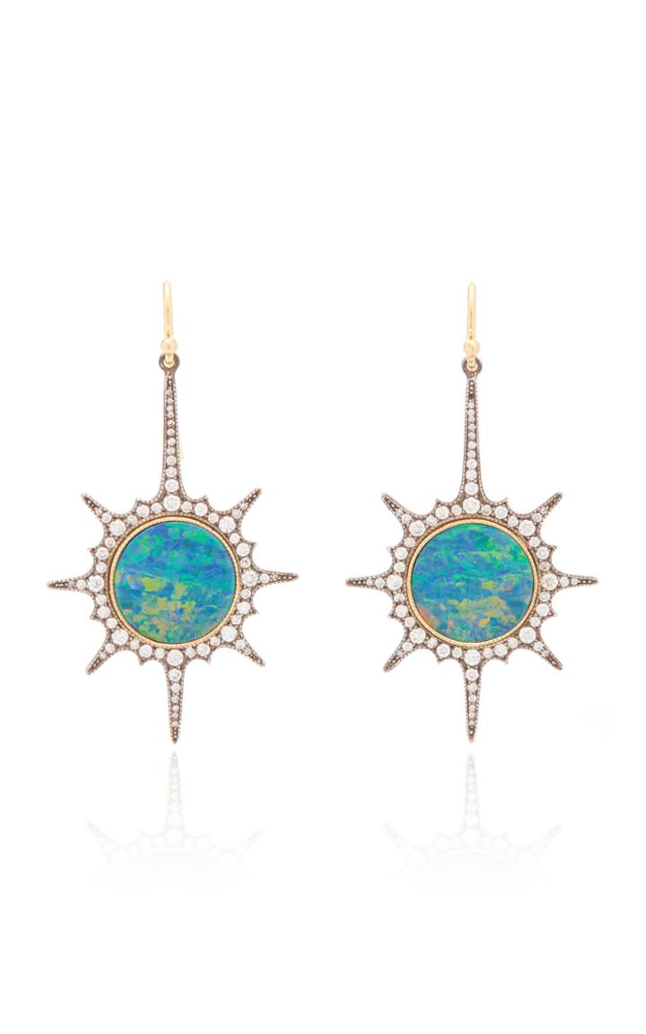 Moda Operandi Arman Sarkisyan One Of A Kind 22k Gold And Opal Earrings