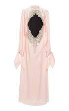 Christopher Kane Diamond Satin Maxi Dress