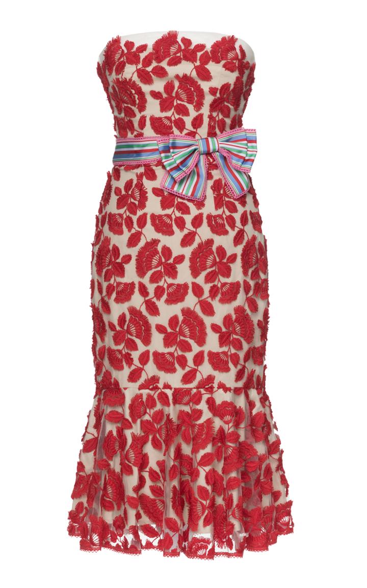 Lena Hoschek Dahlia Strapless Mermaid Dress