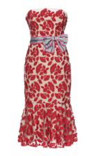 Lena Hoschek Dahlia Strapless Mermaid Dress