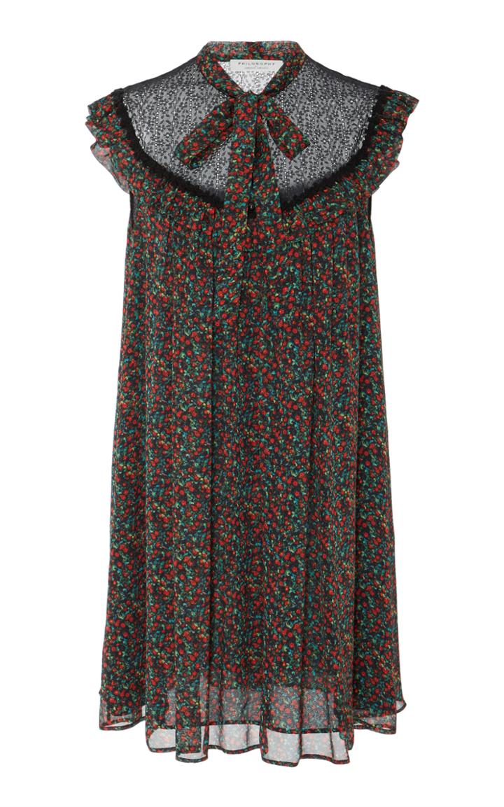 Philosophy Di Lorenzo Serafini Tie Neck Dress
