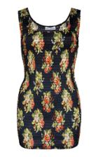 Paco Rabanne Ruched Floral Tank Top