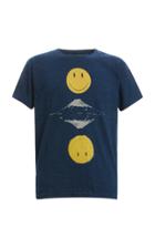 Kapital Mirrored Smile Cotton T-shirt