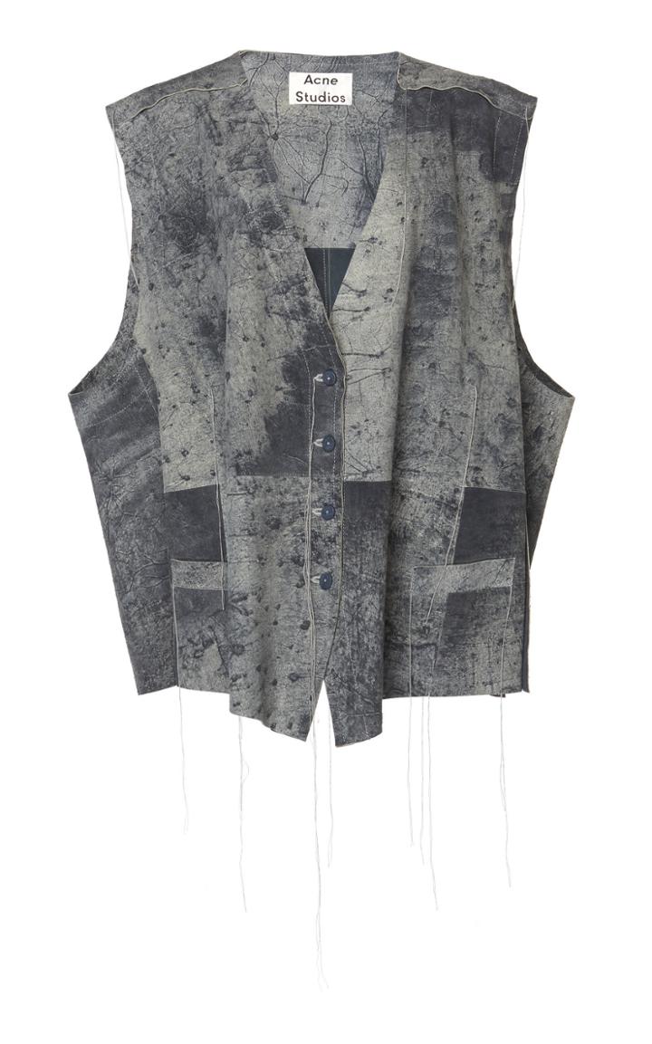 Acne Studios Lenore Vintage Leather Vest