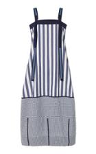 Lee Mathews Bille Contrast-pattern Cami Dress