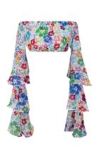 All Things Mochi Warli Floral Crop Top