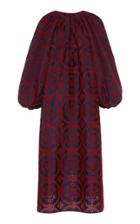 Moda Operandi Prabal Gurung Printed Voile Caftan-style Midi Dress Size: 00