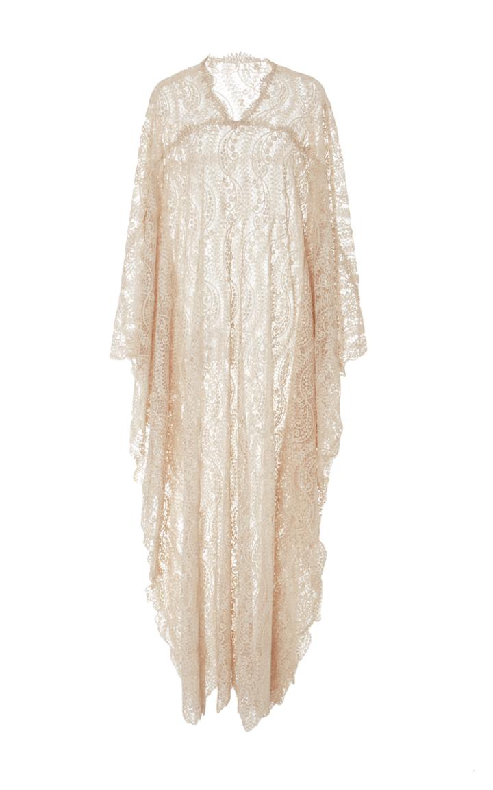 Sandra Mansour Guipure Lace Caftan