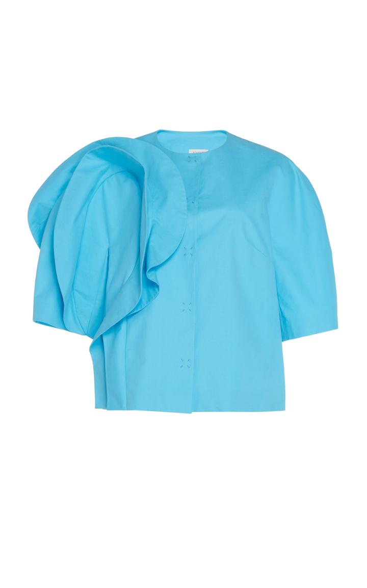 Delpozo Frill Cotton Jacket