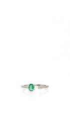 Hueb Spectrum Ring With Emeralds