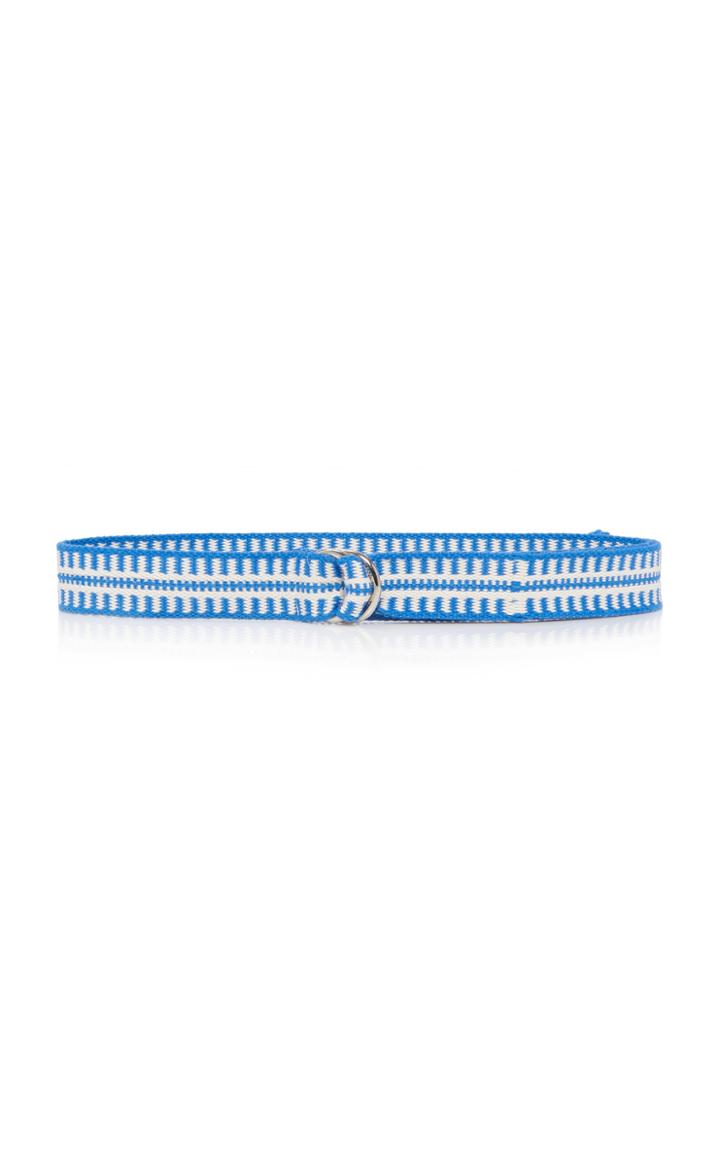Isabel Marant Nyess Two-tone Cotton-canvas Belt