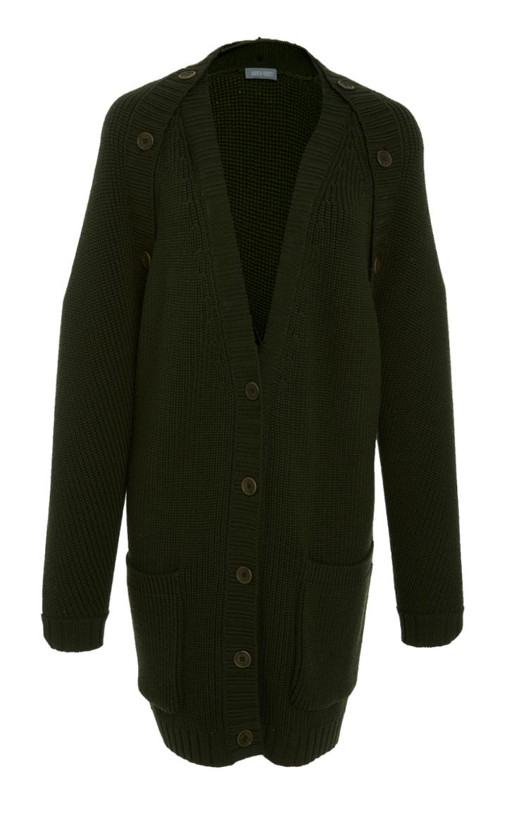 Alberta Ferretti Deconstructed Cardigan