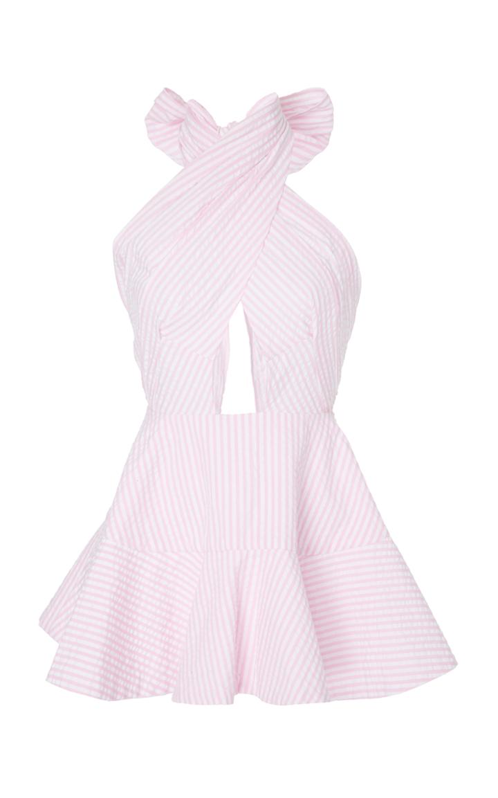 Nika Tang Luisa Wrap Peplum Top