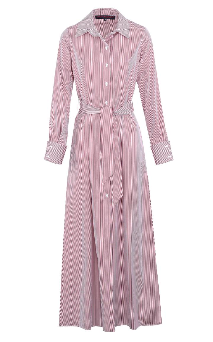Moda Operandi Martin Grant Striped Cotton Poplin Maxi Shirt Dress