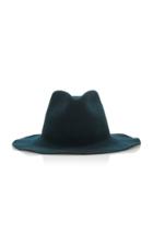 Janessa Leone Rowan Wool Fedora Hat Size: S