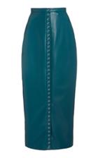 Moda Operandi Sally Lapointe Faux Leather Midi Pencil Skirt