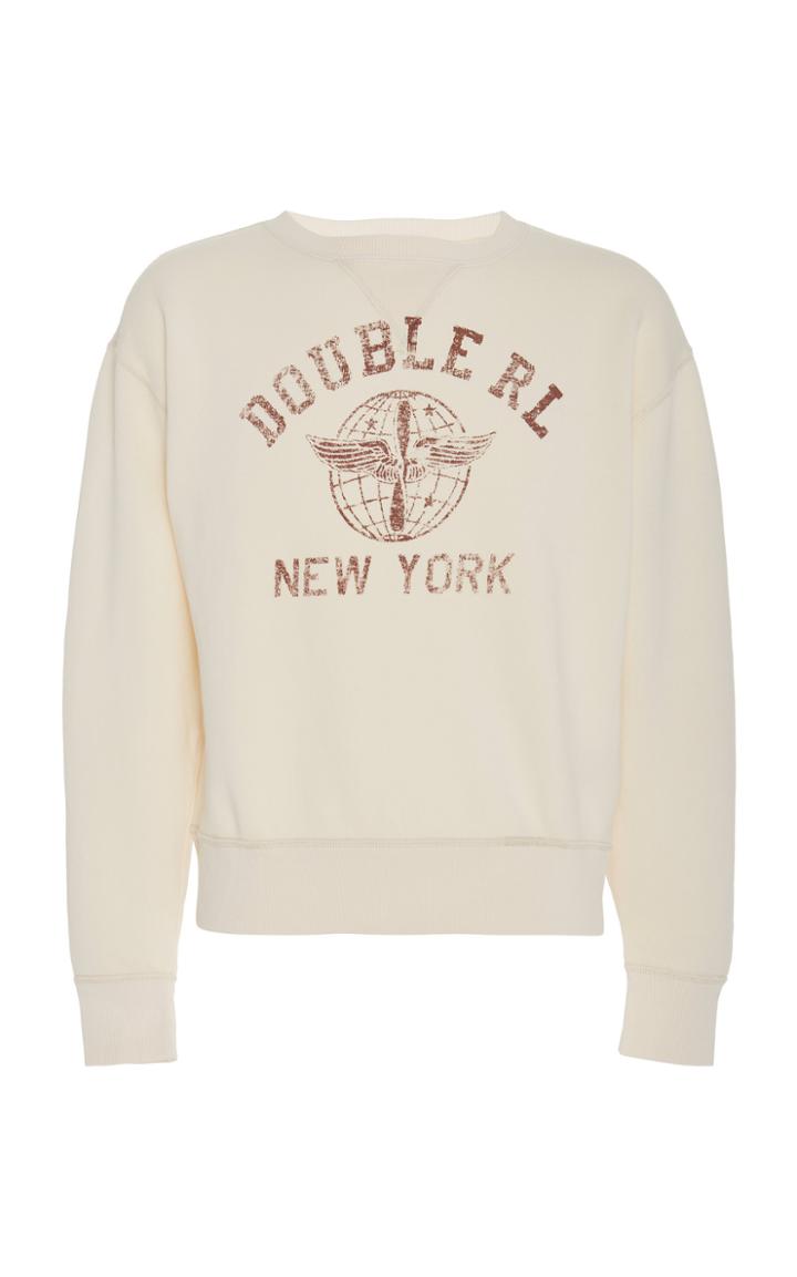 Rrl Printed Cotton-jersey Sweatshirt