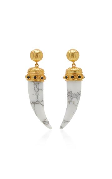 Valre Lioness Gold-plated And Multi-stone Earrings