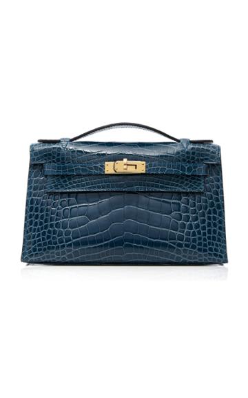 Heritage Auctions Special Collections Hermes Colvert Shiny Alligator Kelly Pochette