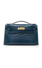 Heritage Auctions Special Collections Hermes Colvert Shiny Alligator Kelly Pochette