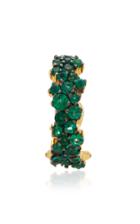 Ana Khouri Mirian Single Emerald Ear Cuff
