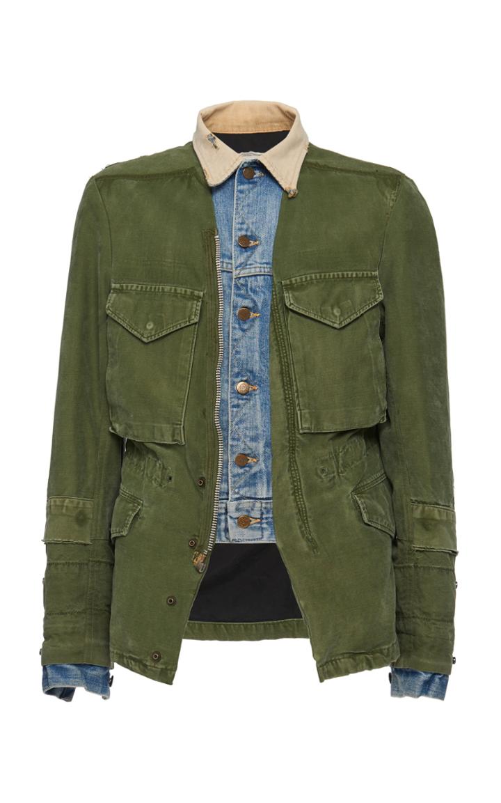 Greg Lauren Ollie Trucker Cotton Jacket