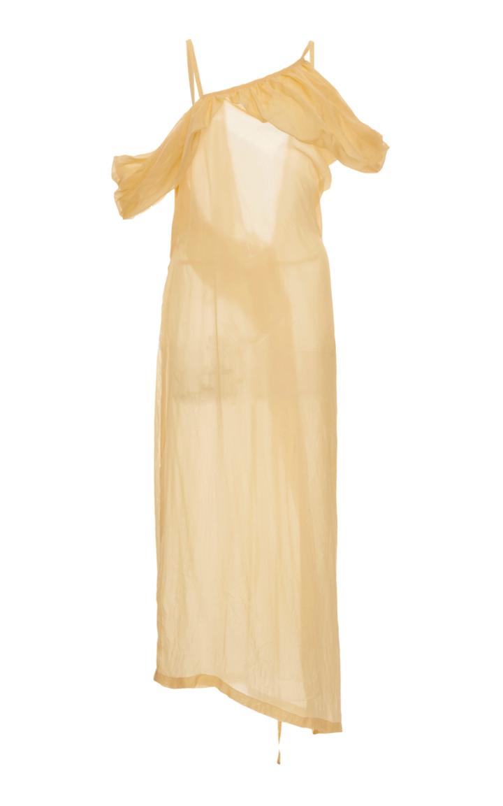 Moda Operandi Ann Demeulemeester Draped Silk Dress