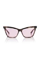 Mcq Sunglasses Angular Acetate Cat-eye Sunglasses