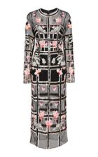 Temperley London Lola Crepe Dress With Organza Overlay