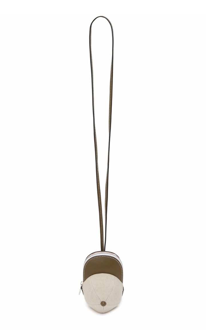 Moda Operandi Jw Anderson Nano Cap Canvas And Leather Crossbody Bag