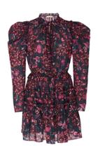 Ulla Johnson Prissa Floral-print Cotton-blend Mini Dress Size: 0
