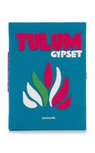 Olympia Le-tan Tulum Appliqud Embroidered Canvas Clutch