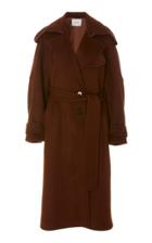 Vince Oversized Belted Wool-blend Trench Coat