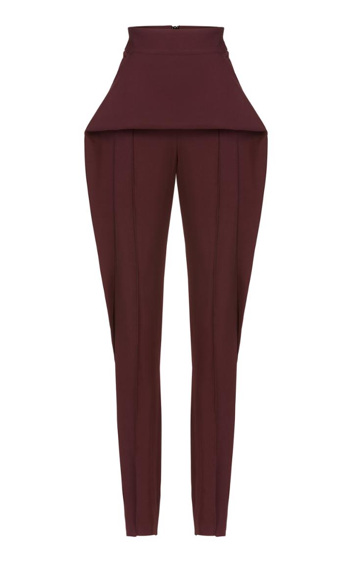Maticevski Precession Tapered Crepe Skinny Pants