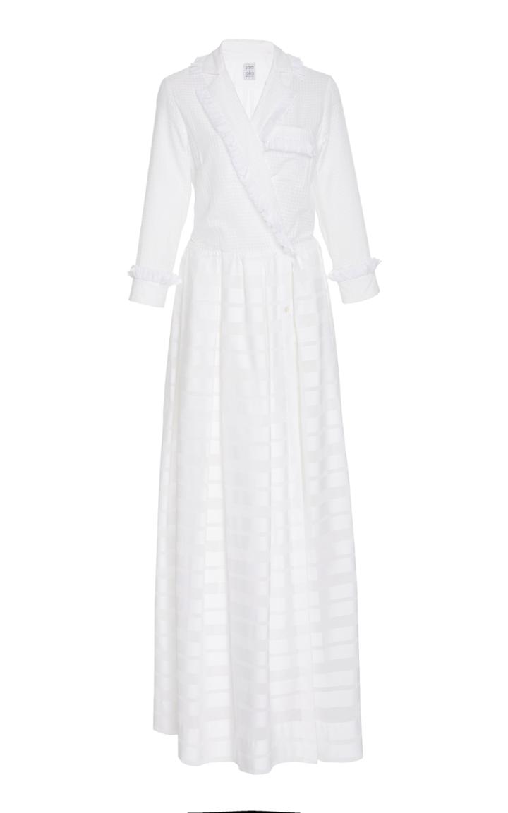 Sara Roka Kenji Crossover Shirt Dress