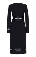 Dolce & Gabbana Fashion Devotion Long Sleeve Dress