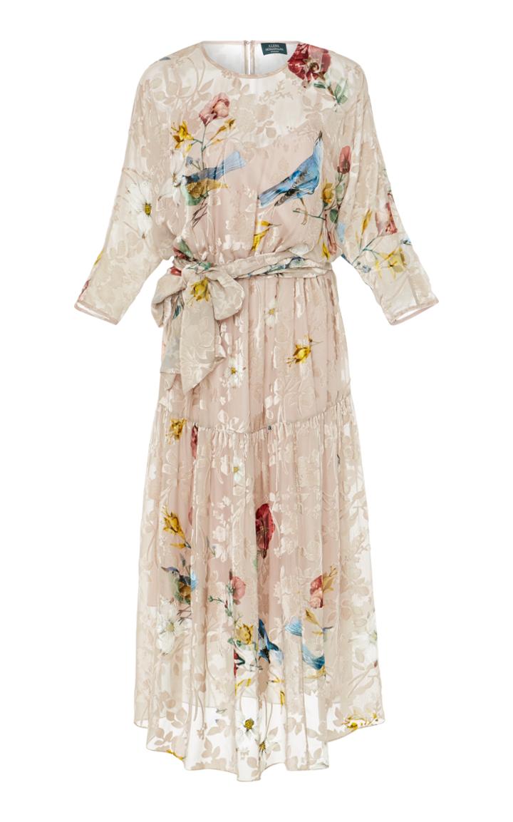 Alena Akhmadullina Batwing Floral Midi Dress