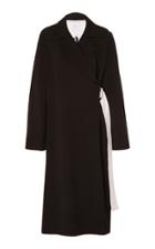 Rosetta Getty Belted Panel Crepe Trench