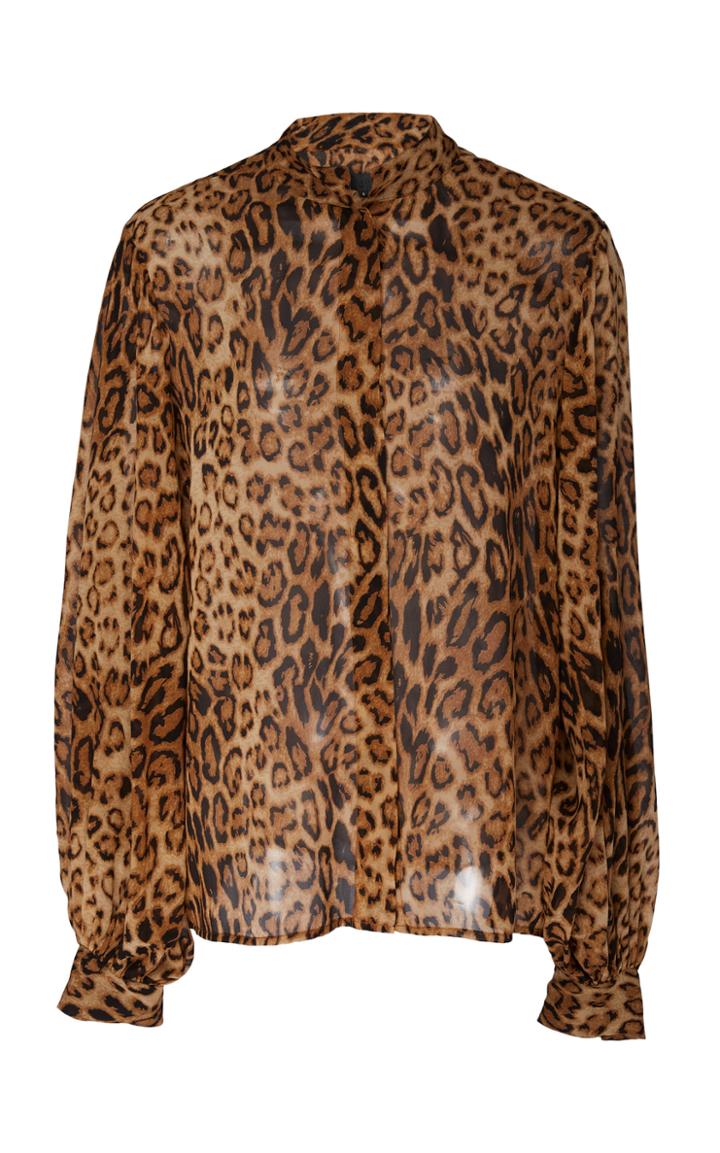Nili Lotan Evelyn Silk Button Up Blouse