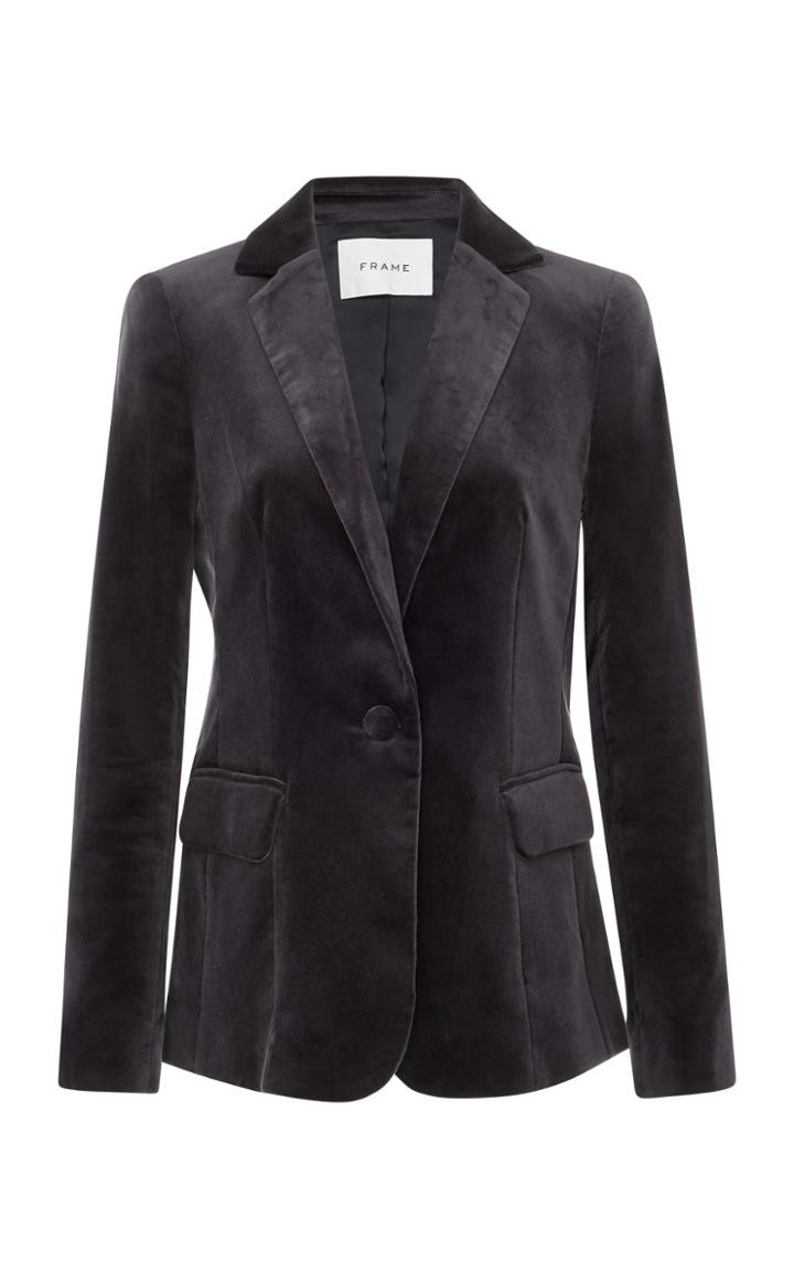Frame Denim Velvet Blazer