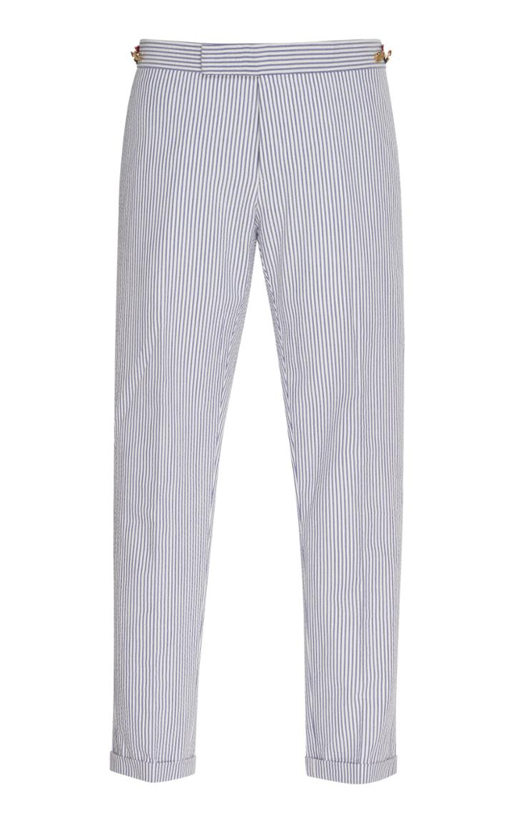 Thom Browne Striped Cotton Trousers