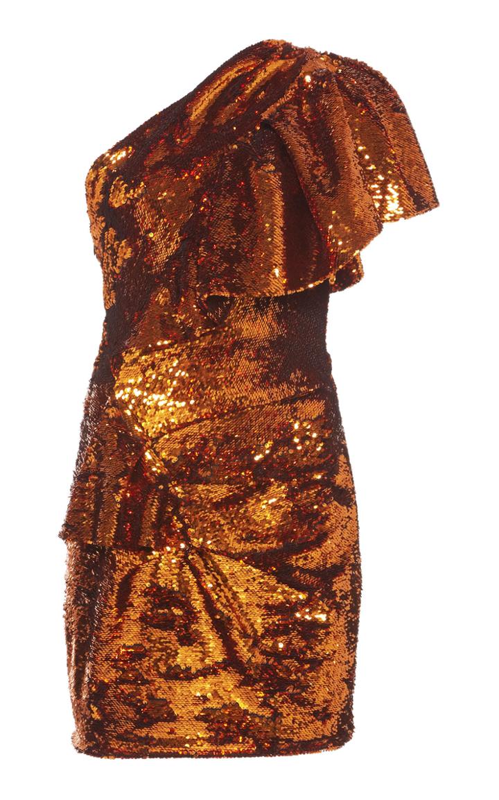 Alexandre Vauthier One-shoulder Sequin Dress