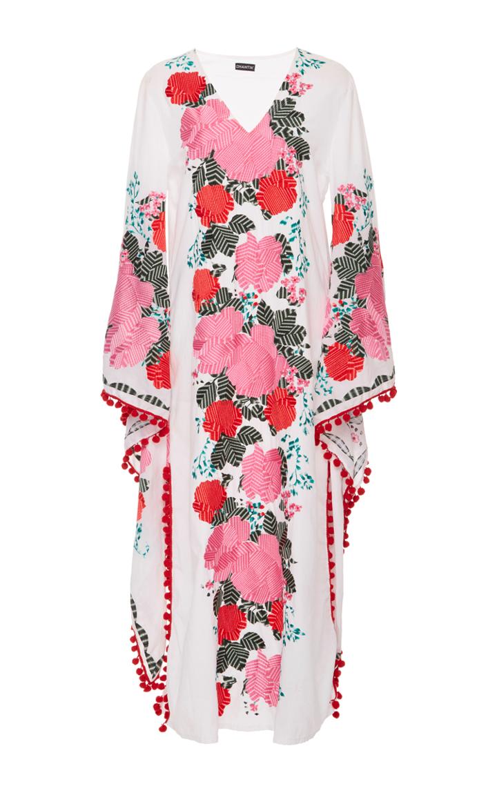 Chantik Floral Embroidered Long Caftan