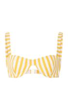 Onia +weworewhat Sorrento Striped Bikini Top