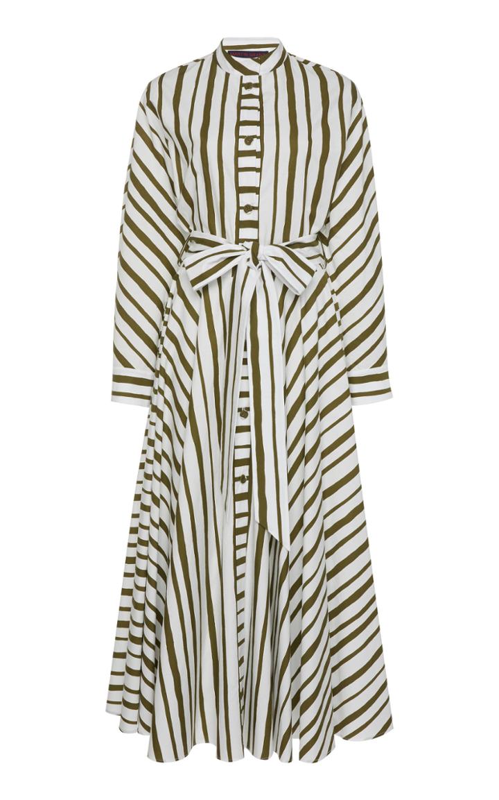 Martin Grant Striped Cotton Dress