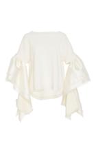 Leal Daccarett Caa Ruffled Sleeve Top
