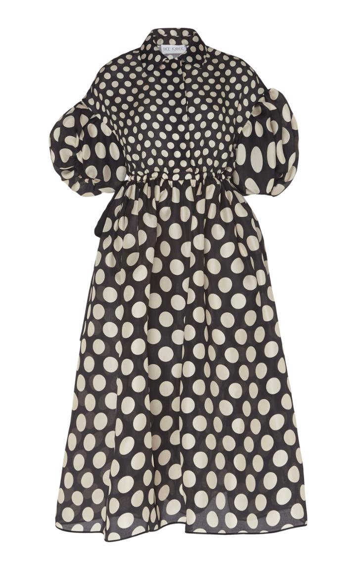 Dice Kayek Exaggerated Silk Skirt Dress