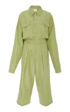 Rosie Assoulin Wide Leg Knee Length Jumpsuit