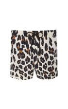 Solid & Striped Leopard-print Shell Swim Shorts
